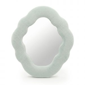 Soft Squiggly Mirror – Cloud – Cloud Blue (28x24x2.3cm)