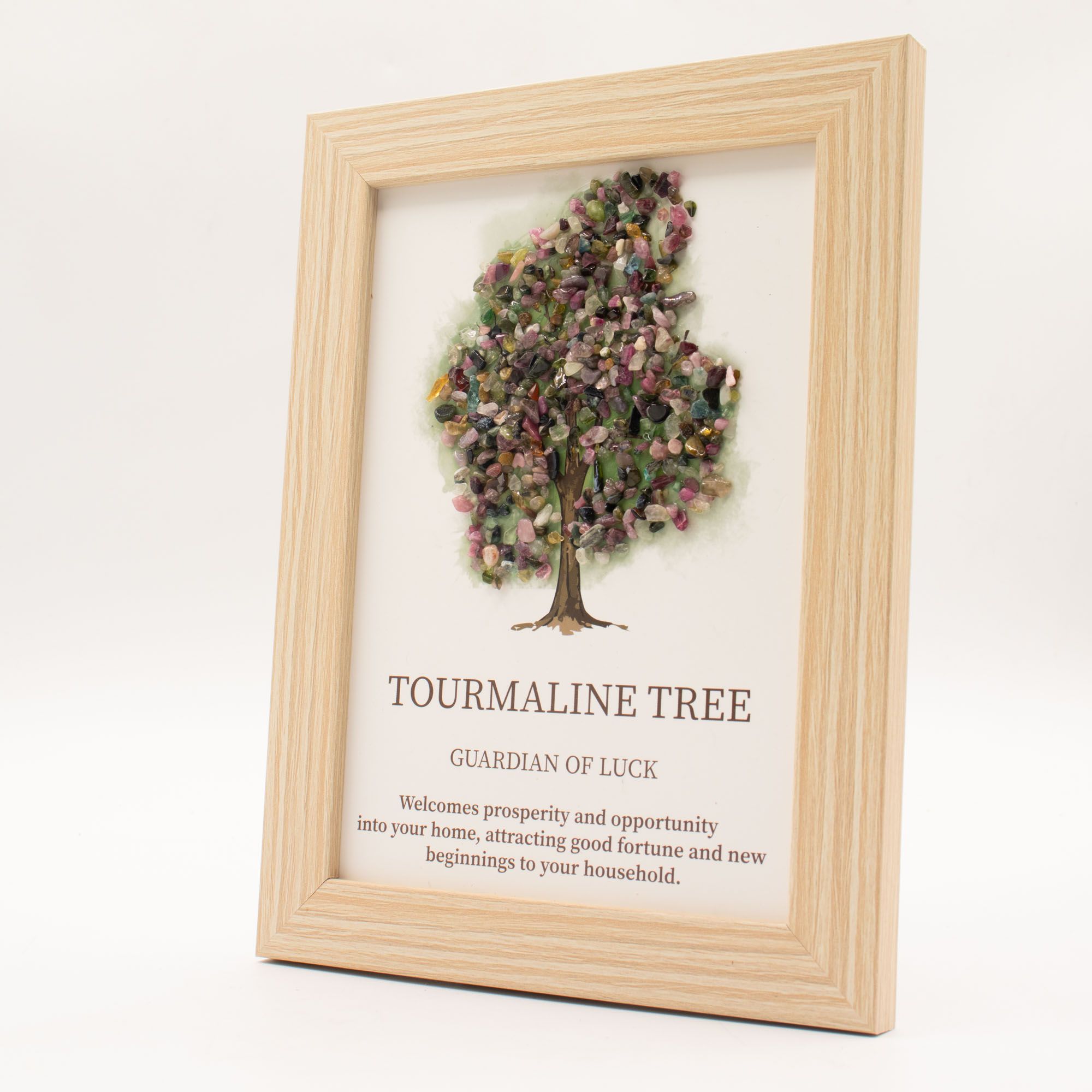 Gemstone Picture - Tree of Life - Toruraline (20x14.7x1cm) 3 Gemstone Picture - Tree of Life - Toruraline (20x14.7x1cm) - Image 3
