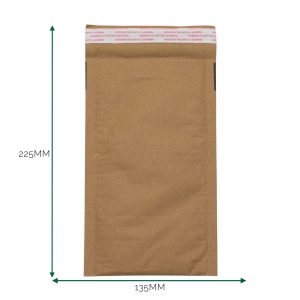 Kraft Padded Honeycomb Envelope (135x225+40mm)