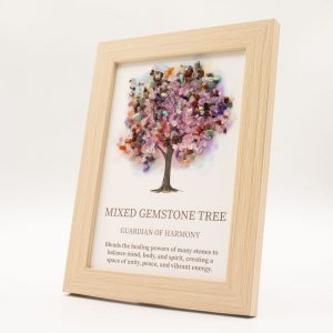 Gemstone Picture - Tree of Life - Multi (20x14.7x1cm)