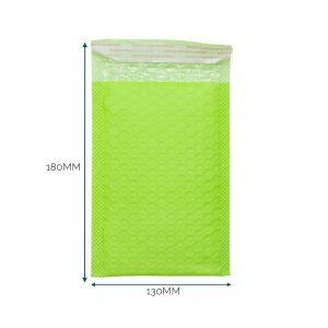 Green Poly Bubble Envelope (130x180+40mm)