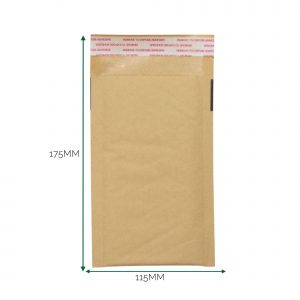 Kraft Padded Bubble Envelope (115x175+40mm)
