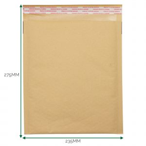 Kraft Padded Bubble Envelope (235x275+40mm)