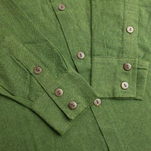 Nomad Sari Kathmandu Shirt - Forest Green - Large