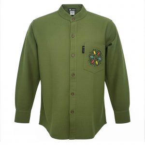 Nomad Sari Kathmandu Shirt - Forest Green - XL