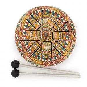 Small Hapi Drum Multi Coloured- 13x9cm