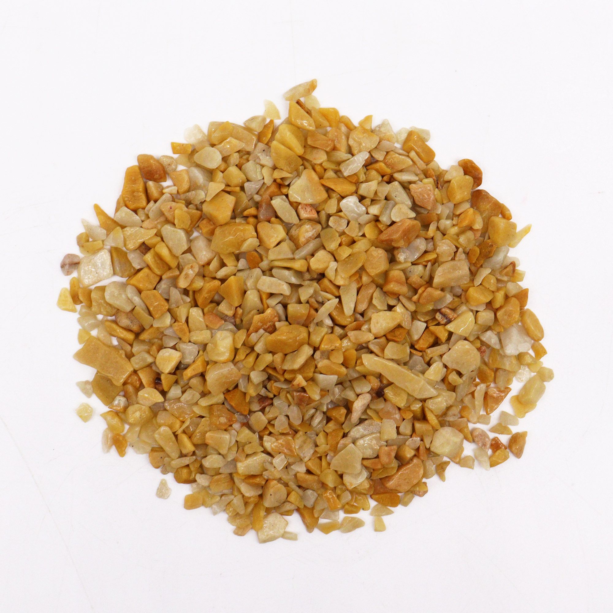 Golden Quartz Chips Gemstone Chips Bulk - 1KG 3 Golden Quartz Chips Gemstone Chips Bulk - 1KG - Image 3