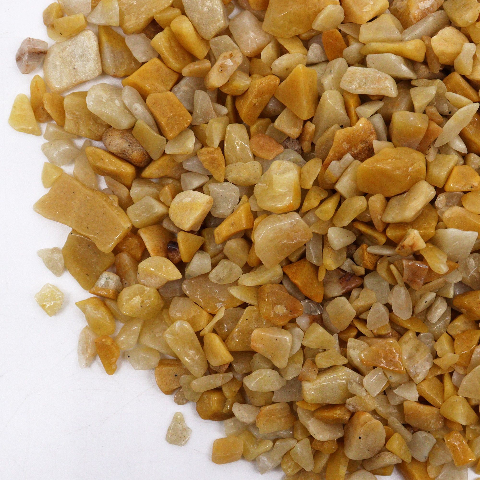 Golden Quartz Chips Gemstone Chips Bulk - 1KG 4 Golden Quartz Chips Gemstone Chips Bulk - 1KG - Image 4