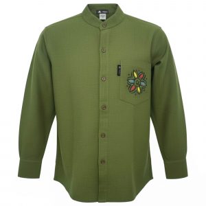 Nomad Sari Kathmandu Shirt - Forest Green - XXL