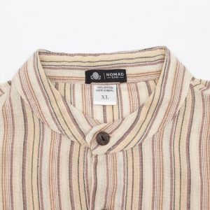 Nomad Sari Grandad Shirt - Brown Beige - XL