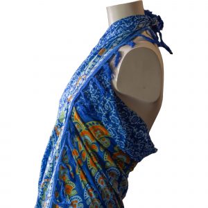 Teal Orange Mandala Sarongs