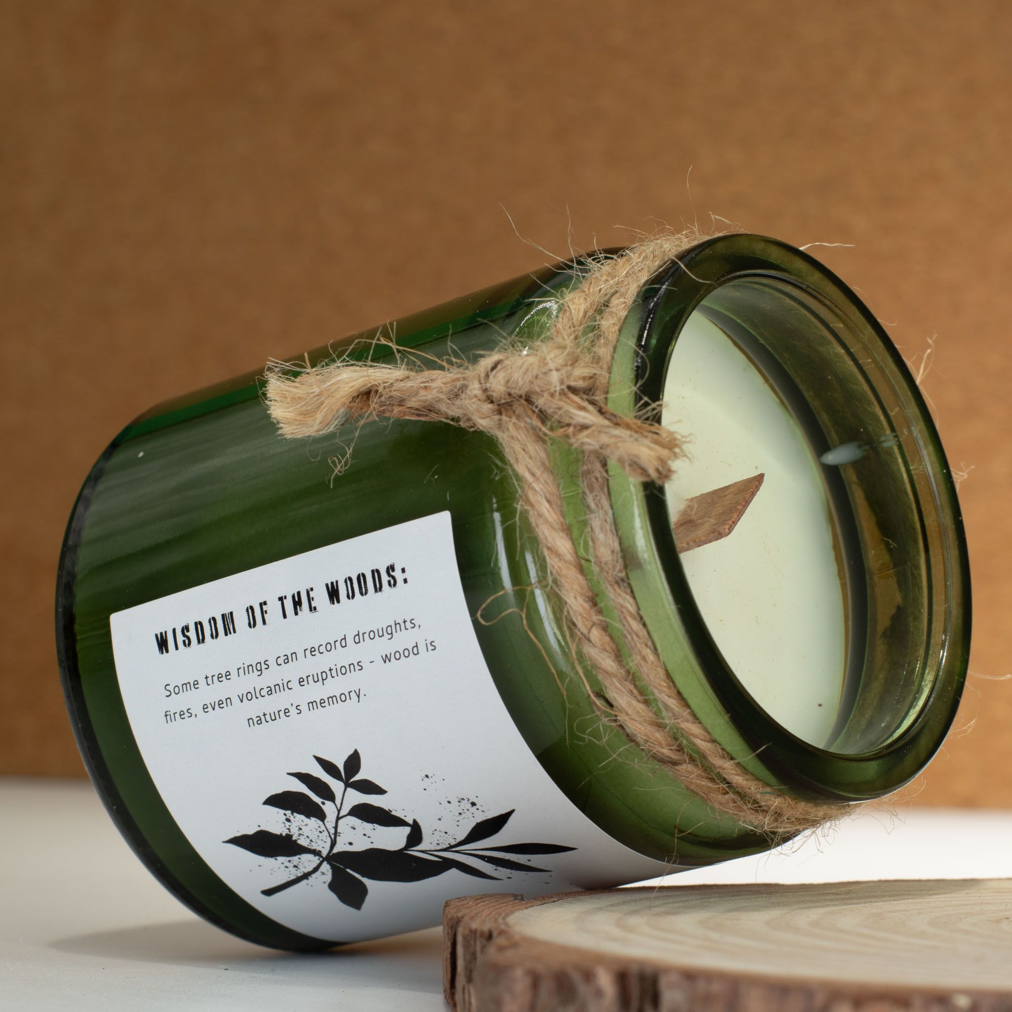 Greenman Woodwick Soy Candle - Sage & Mintwood - Image 5