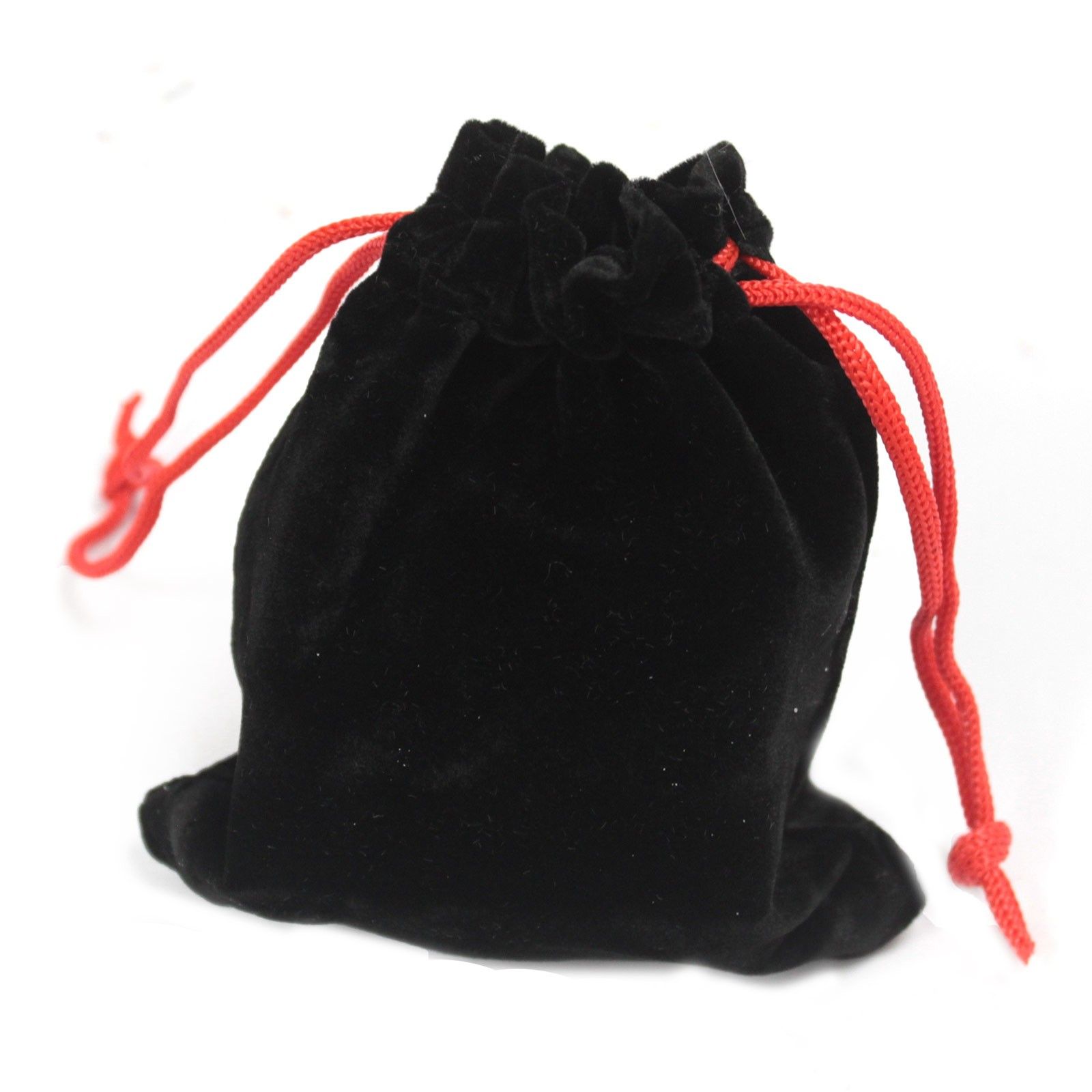 Quality Velvet Pouch - Black 10x12cm - Image 5