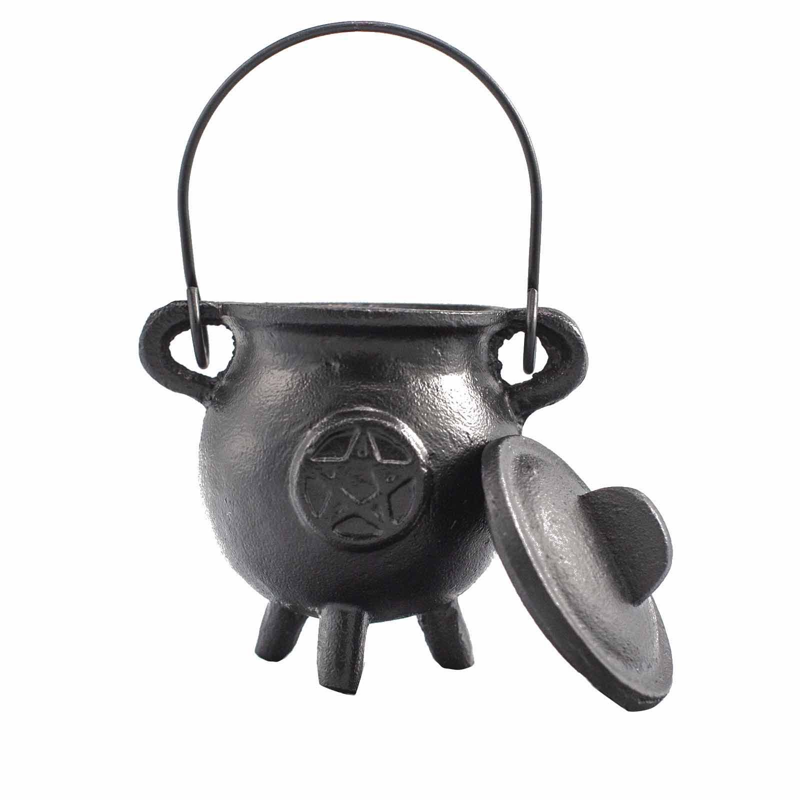 Cast Iron Cauldron with Pentagon 6.5x13cm - Image 3