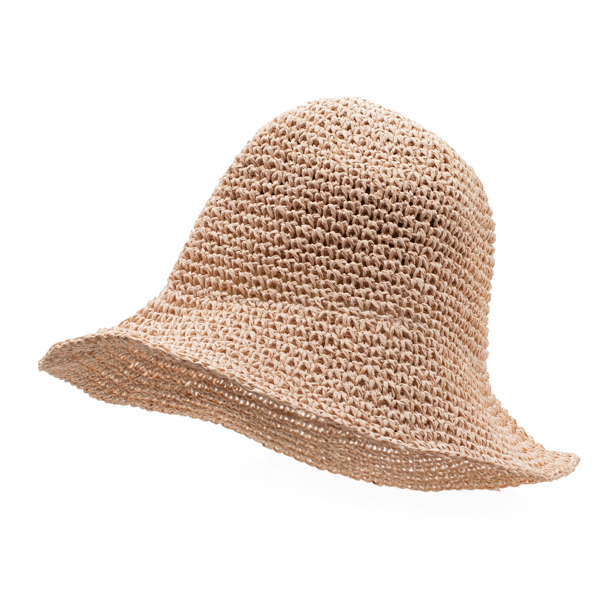 Nomad Sari Floppy Straw Sun Hat - Rose Blush - Image 3