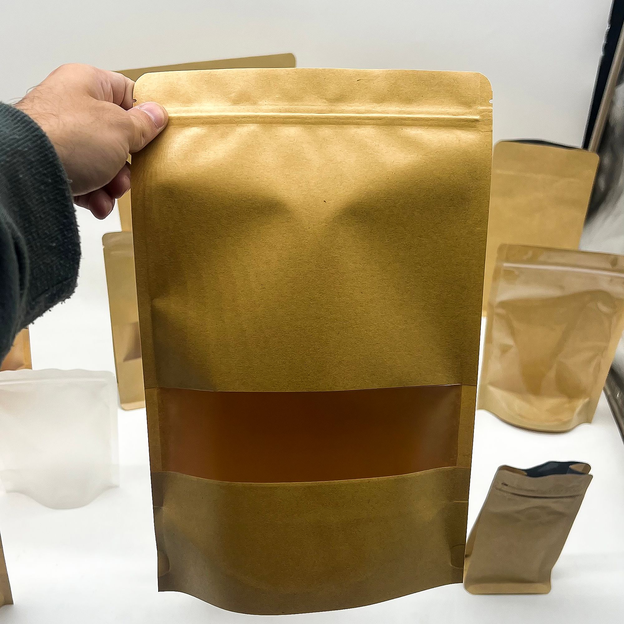 Kraft Window Bag 20x30cm - Image 3