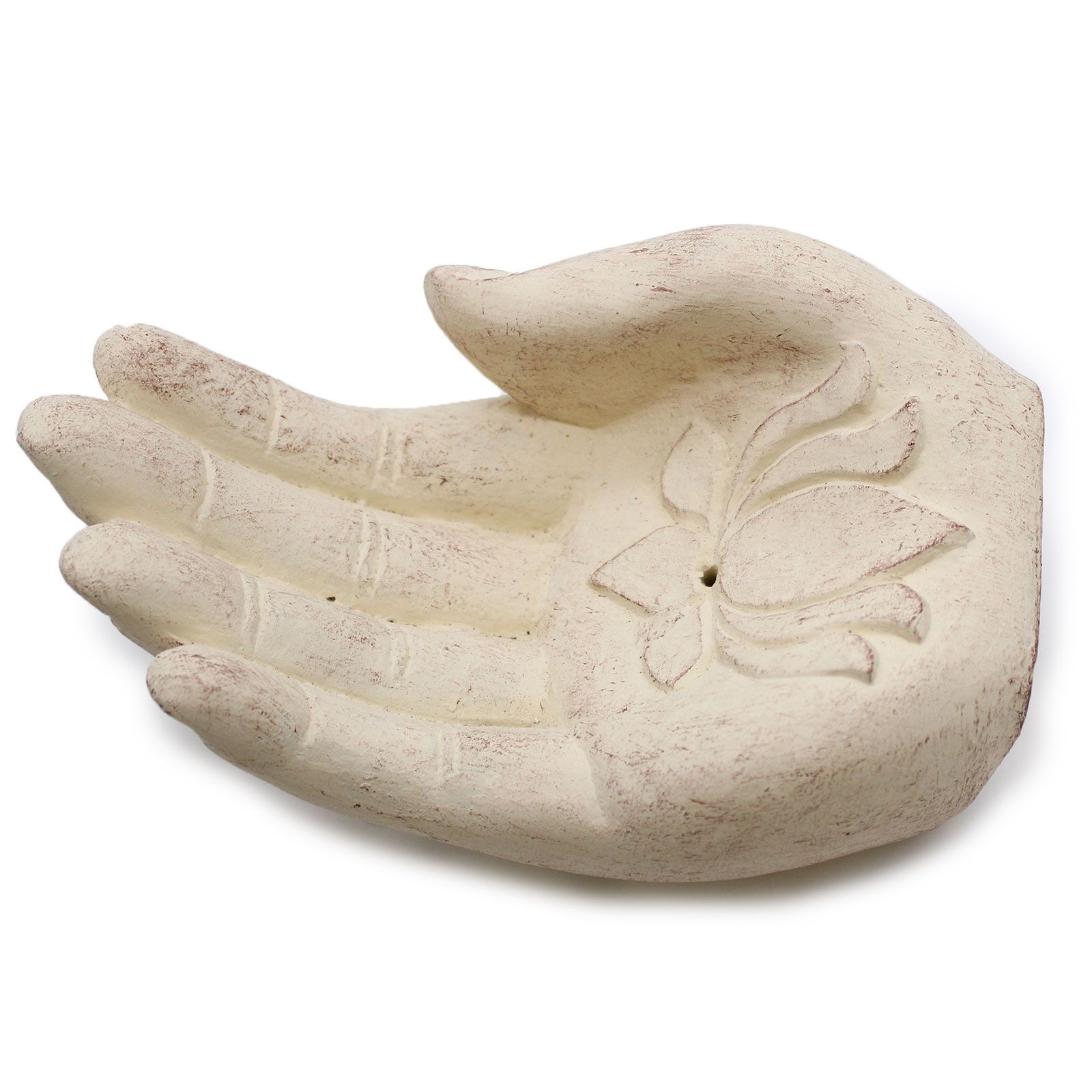 Hand Incense Burner - Lotus (white) - Image 5