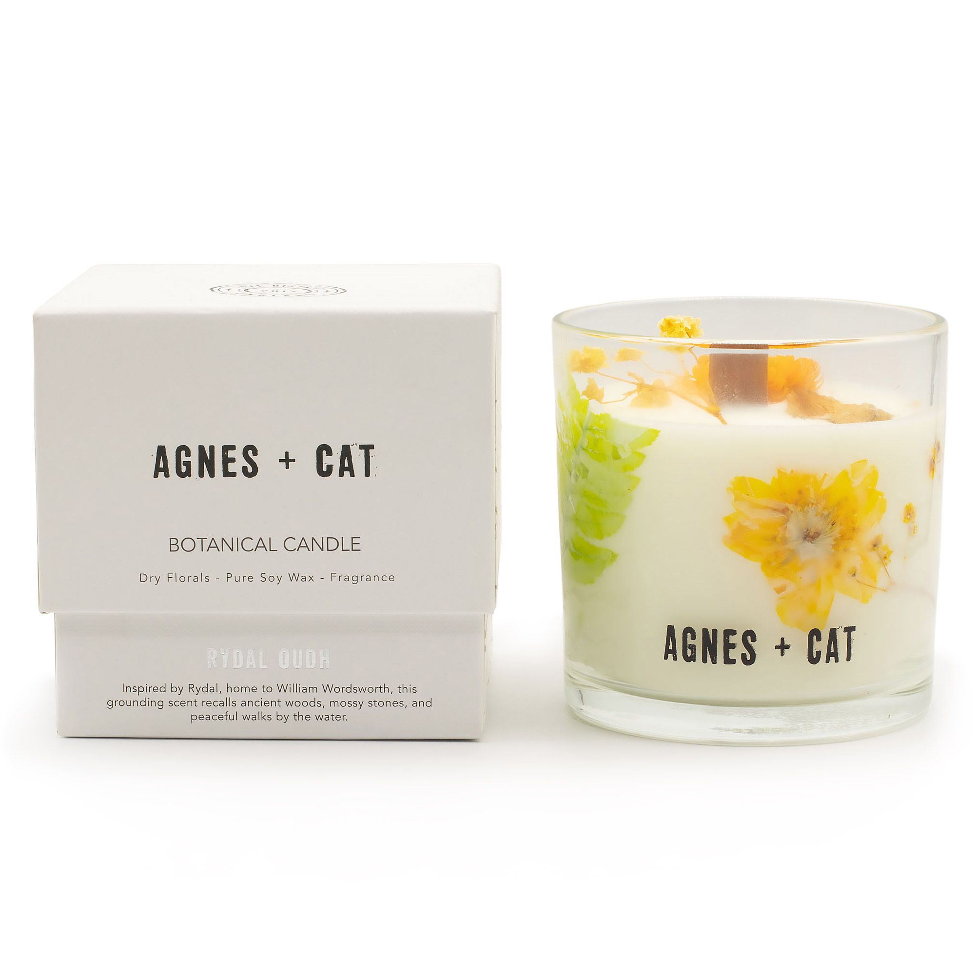 Agnes + Cat Botanical Soy Wax Candle - Rydal Oudh - Image 4