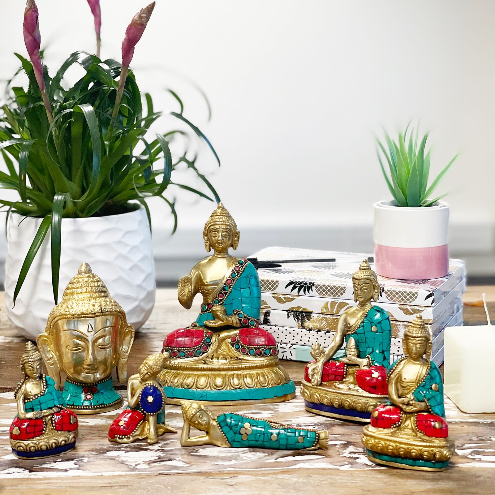 Brass Buddha Figure - Hands Up - 7.5 cm - Image 4