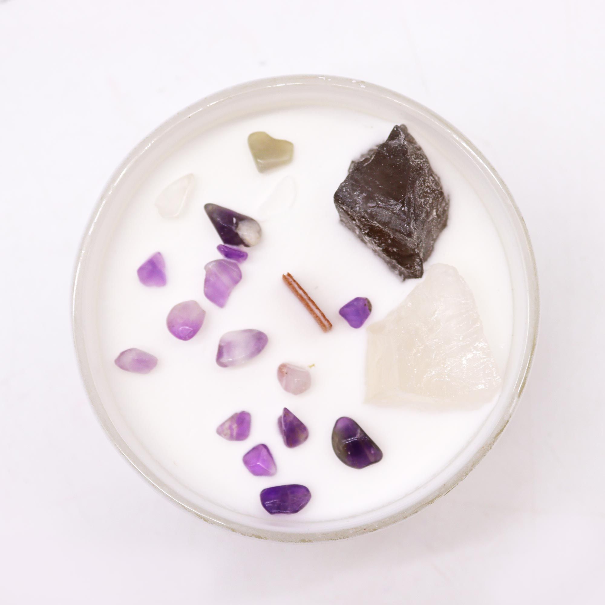Chakra Crystal Candles - Crown Chakra - Image 5