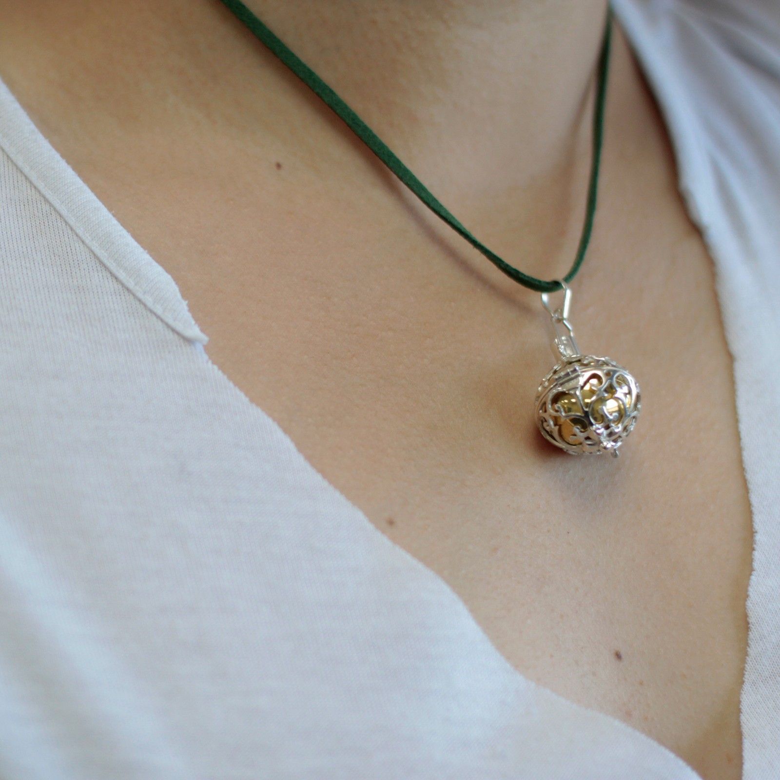 Silver Angel Bell - Healing - 23mm - Image 3