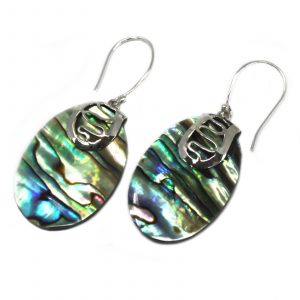 Shell & Silver Earings