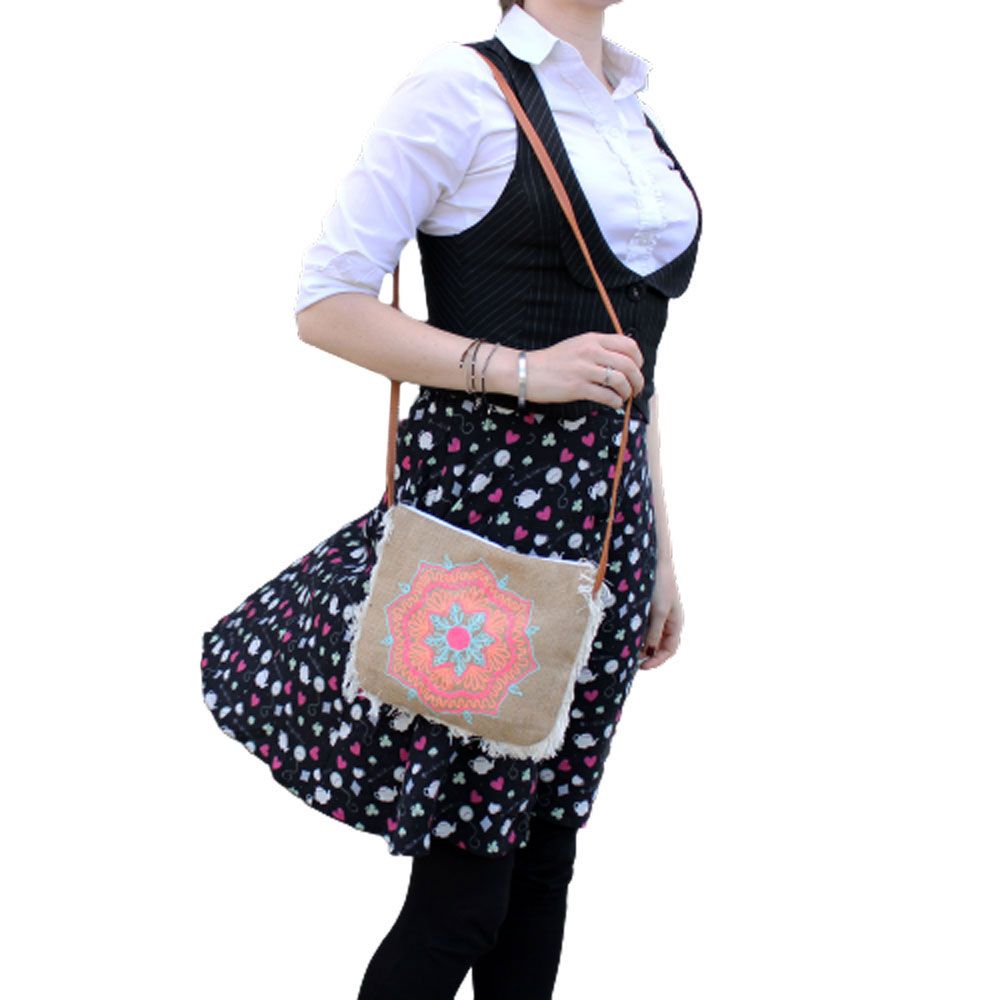 Fab Fringe Bag - Mandela Embroidery - Image 3