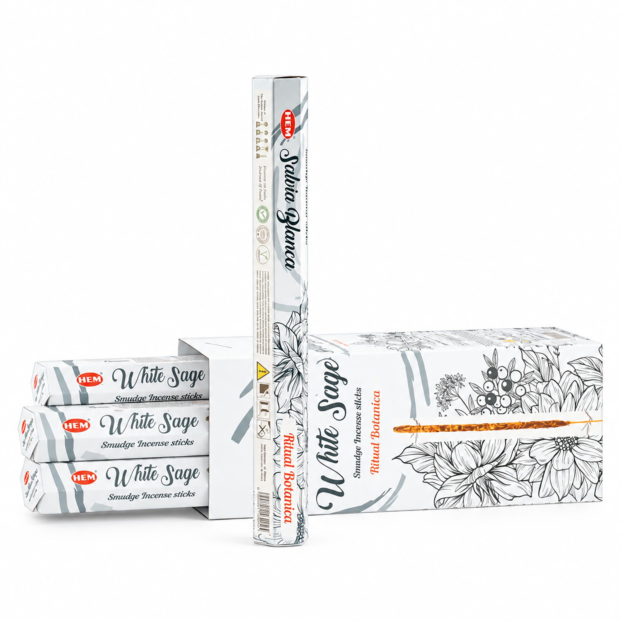 HEM Hexagonal Incense - Smudge - White Sage