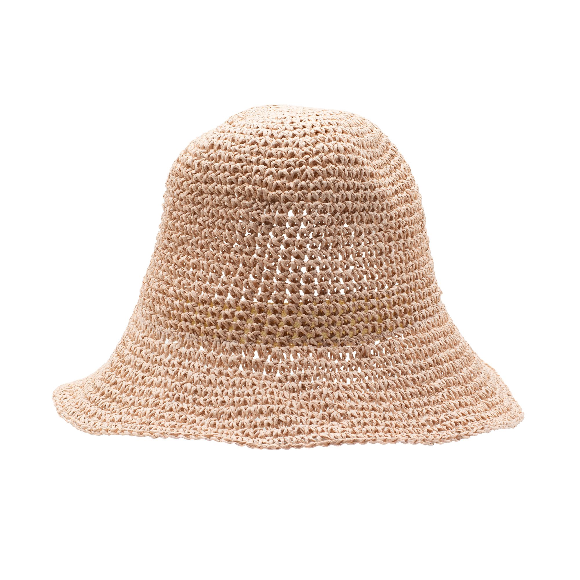 Nomad Sari Floppy Straw Sun Hat - Rose Blush - Image 6