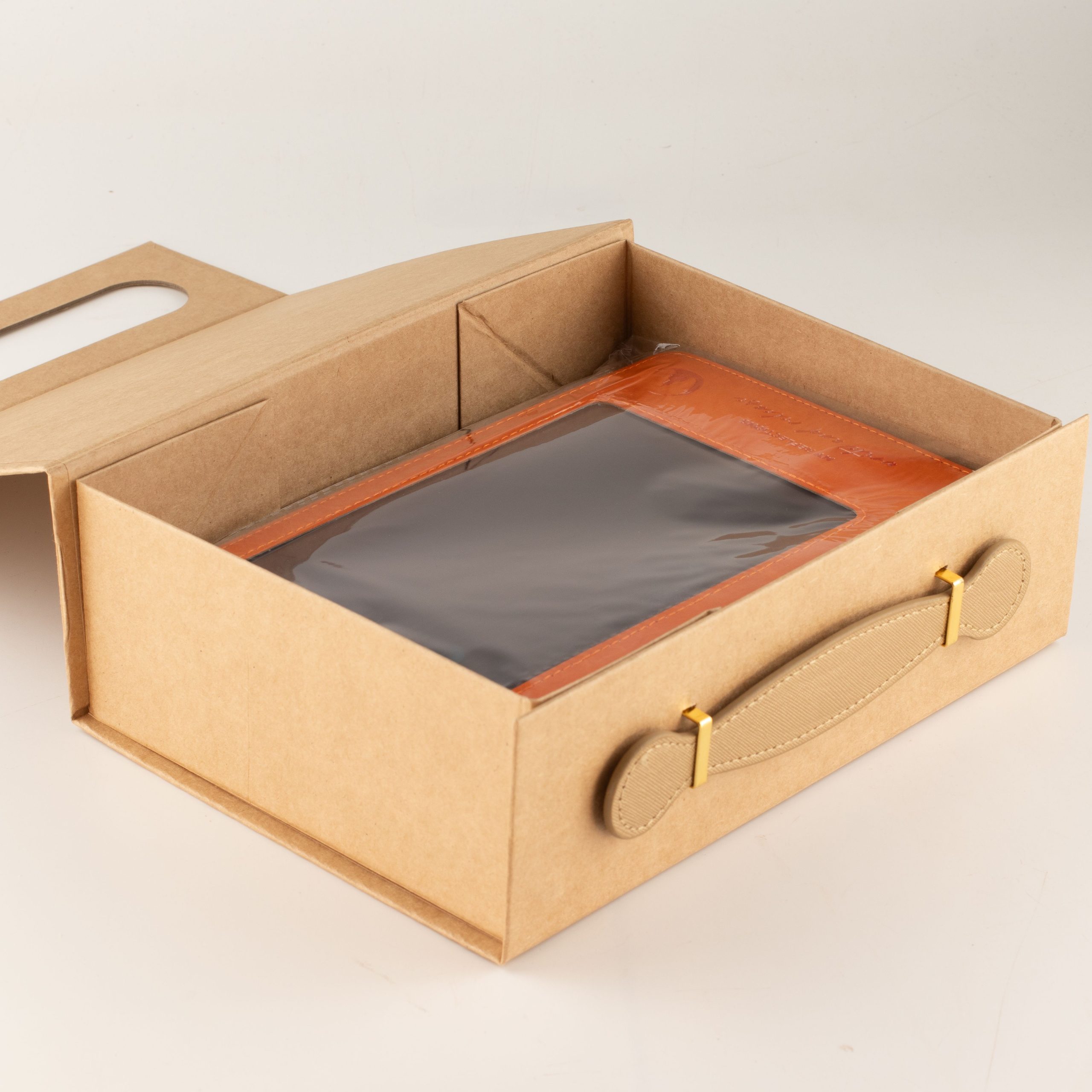 Flat Pack Gift Box - Med Hamper (24x18.2x8cm) - Brown Craft - Image 3
