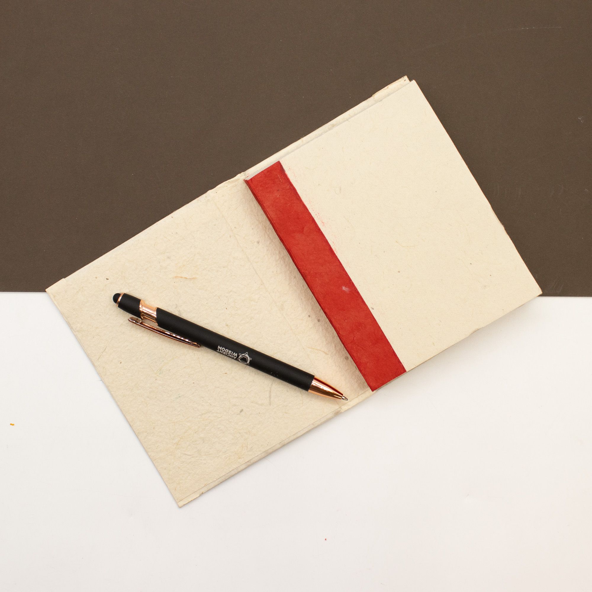 Med Lokta Notebook (15x12cm) - 45 leafs - Crafted Real Himalayan Floral Design - Image 3