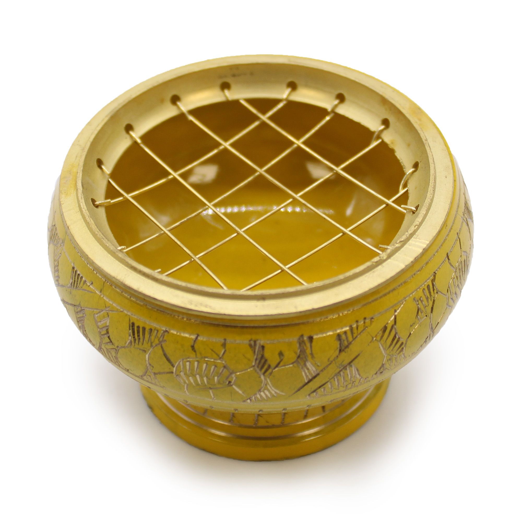 Chakra Tall Charcoal Incense Jar - Solar Plexus - Image 3