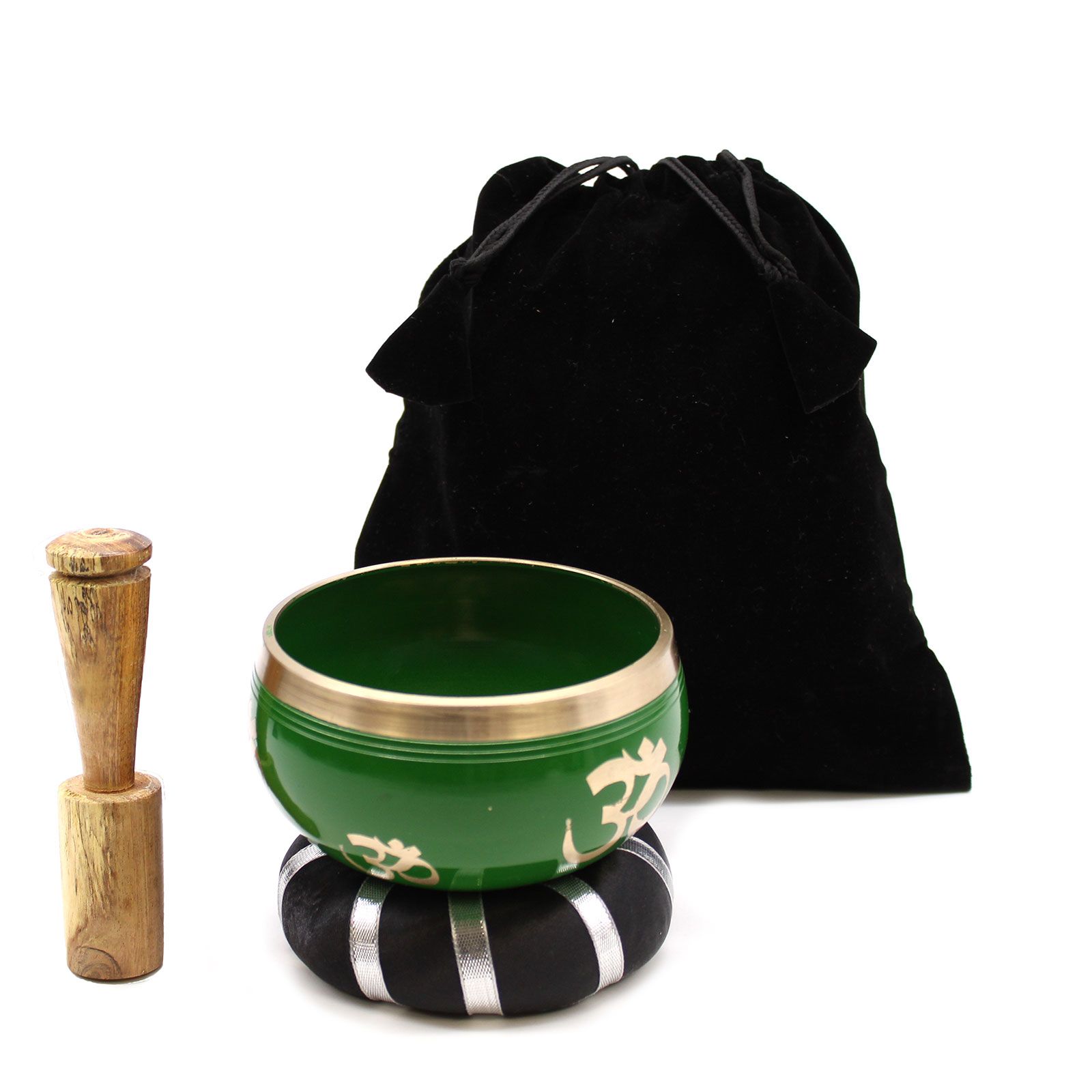 Tree of Life Singing Bowl Set- Green 10.7cm - Image 6