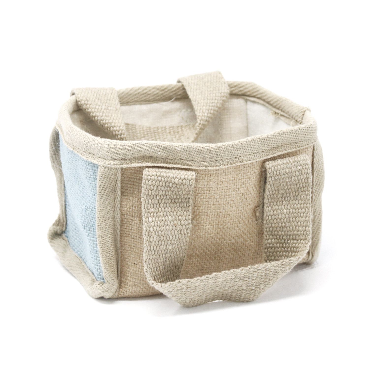 Mini Shopping Basket - 16x10x12cm - Teal - Image 4