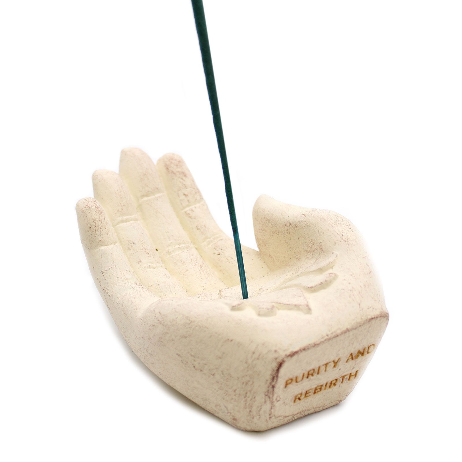 Hand Incense Burner - Lotus (white) - Image 4