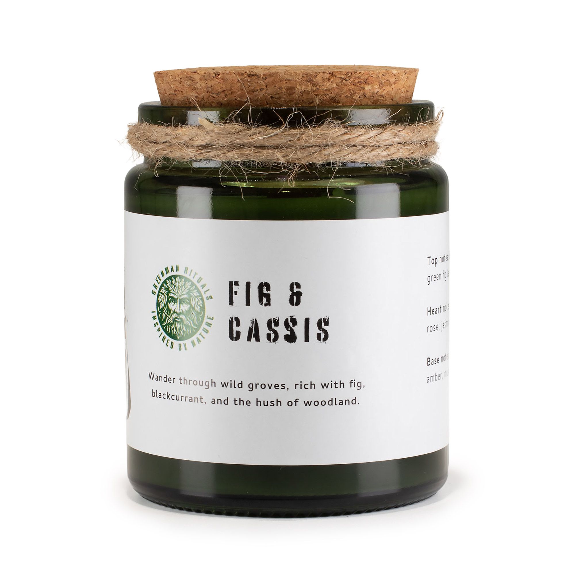 Greenman Woodwick Soy Candle - Fig & Cassis - Image 7
