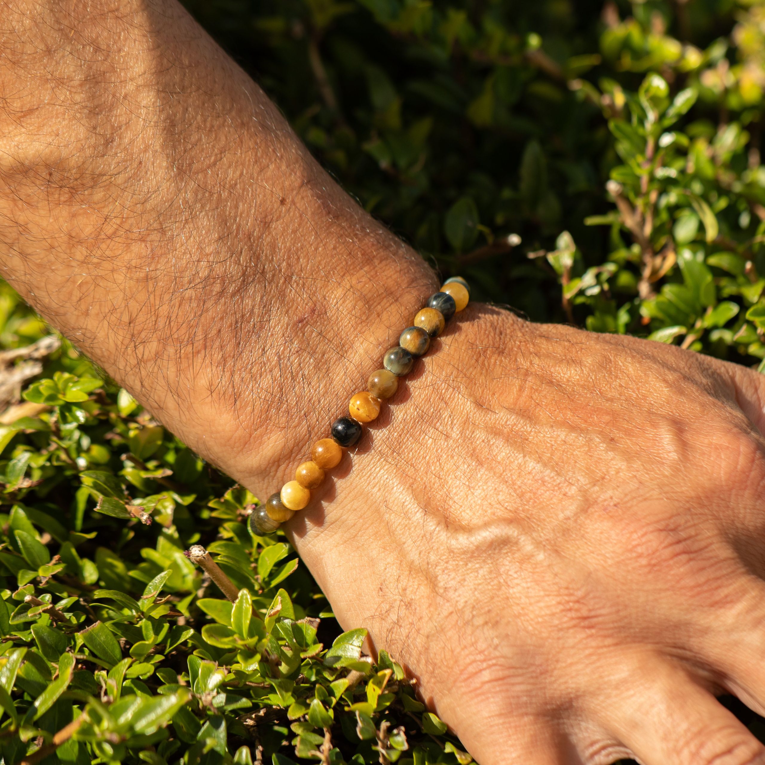 Petite Power Bracelet (17cmx6mm) - Dream Tigereye - Image 2