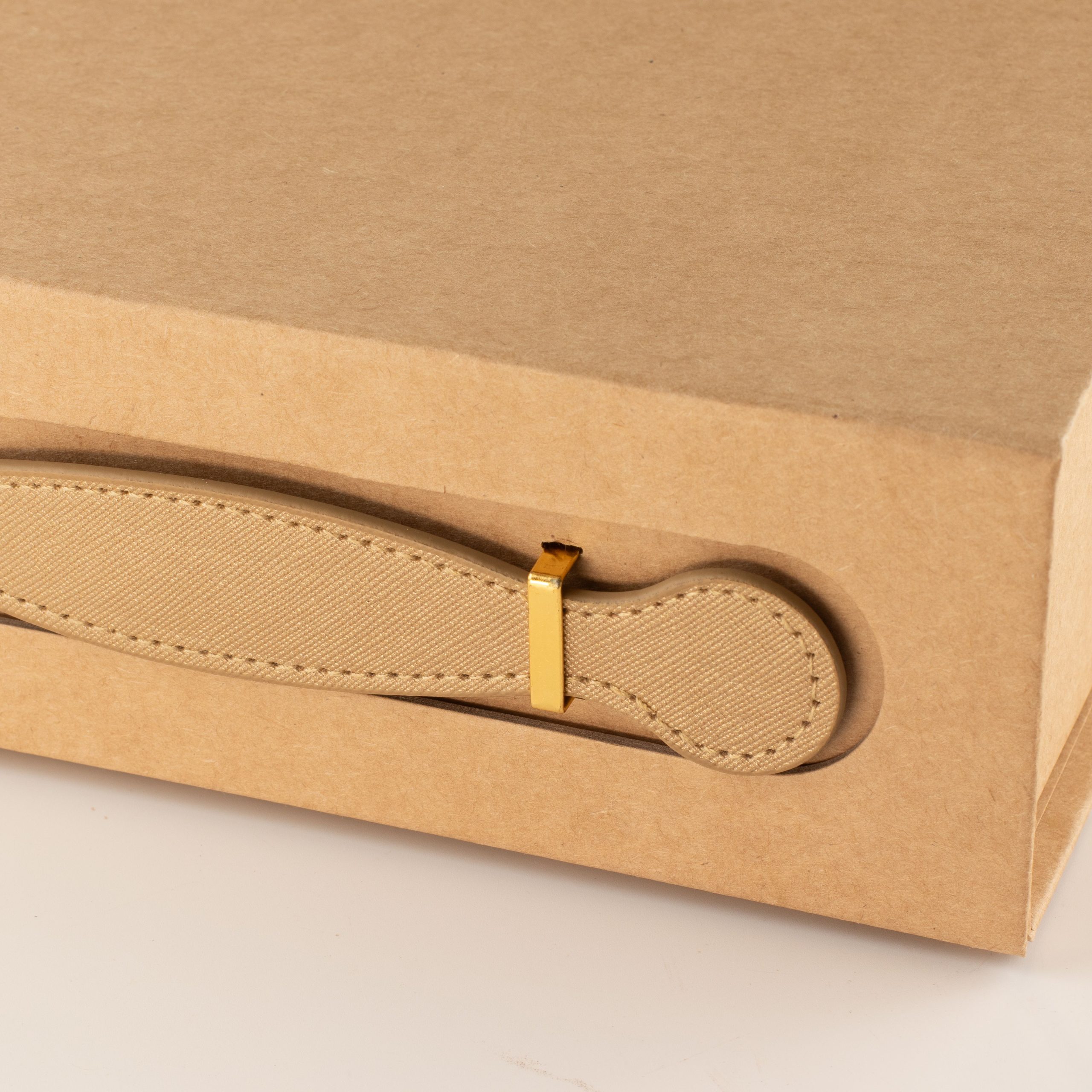 Flat Pack Gift Box - Med Hamper (24x18.2x8cm) - Brown Craft - Image 4