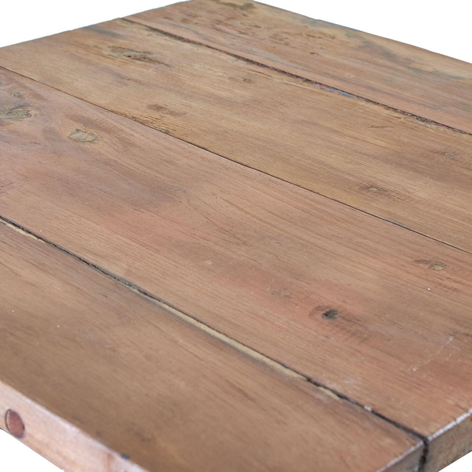 Square Folding Coffee Table - 50cm - Recycled Wood - Image 4