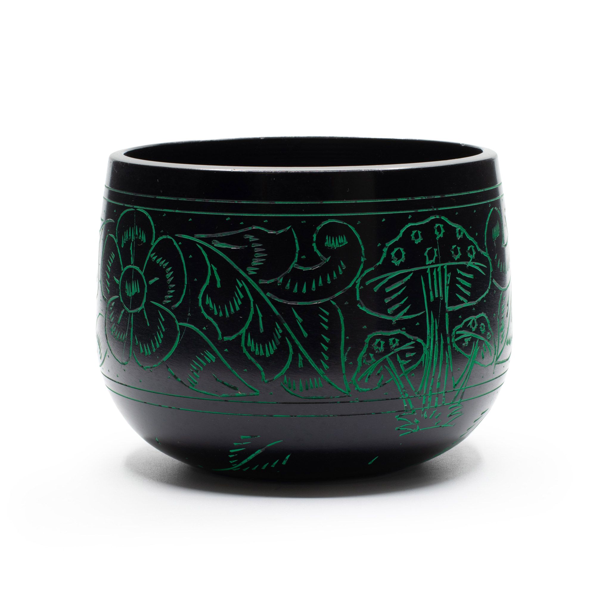 Cauldron Singing Bowl - Magic Mushroom - Green (15cm) - Image 6