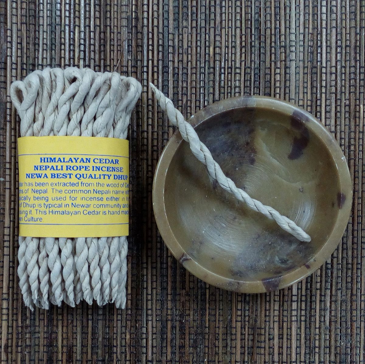 Pure Herbs Cedar Rope Incense - Image 2