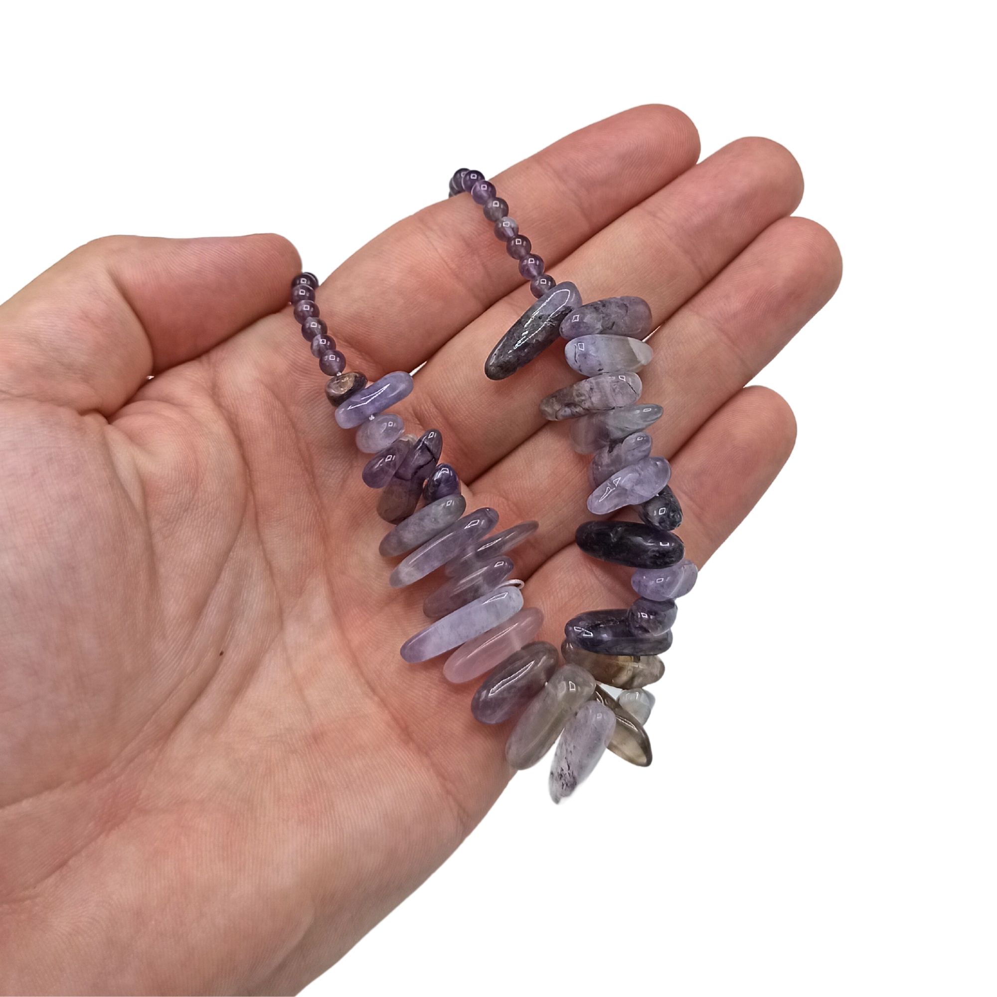Longstone Gem Necklace - Amethyst - Image 3