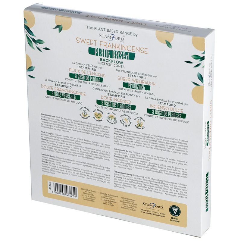 Plant Based Backflow Incense Cones - Sweet Frankincense - Image 2