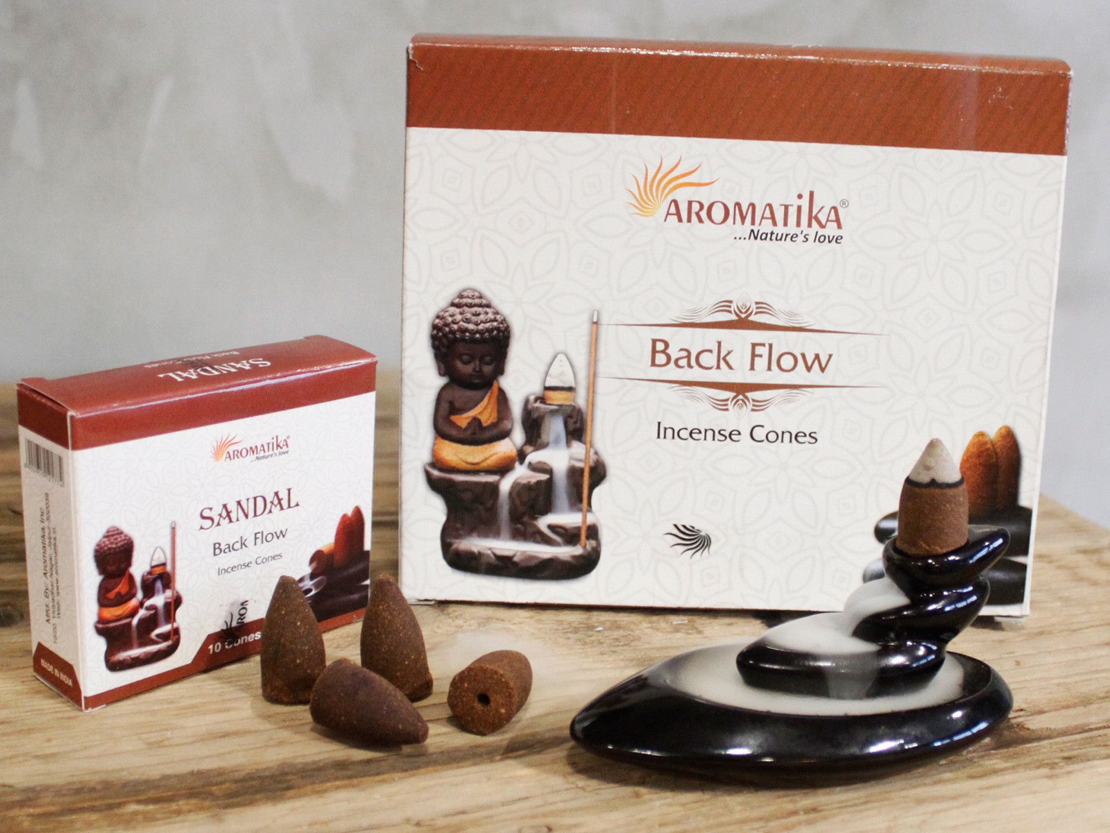 Aromatica Backflow Incense Cones - Palo Santo - Image 3