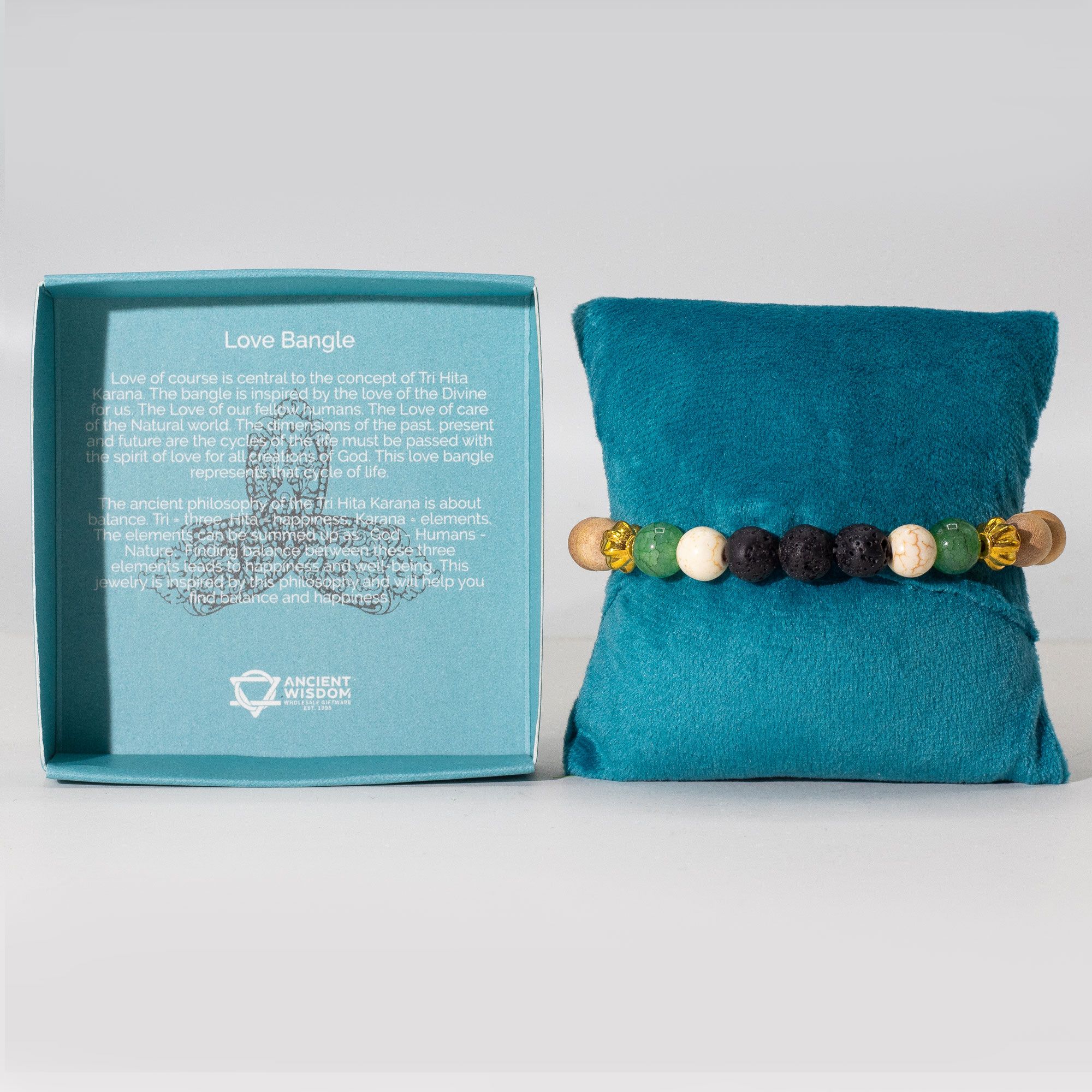 Tri Hita Karana Bangle - Love - Image 4