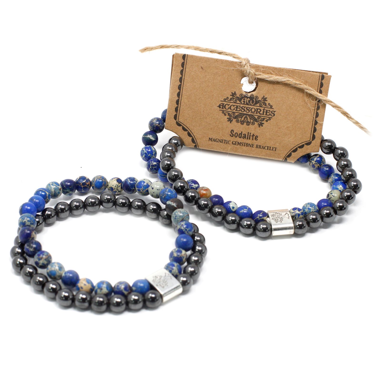 Magnetic Gemstone Bracelet - Sodalite - Image 4