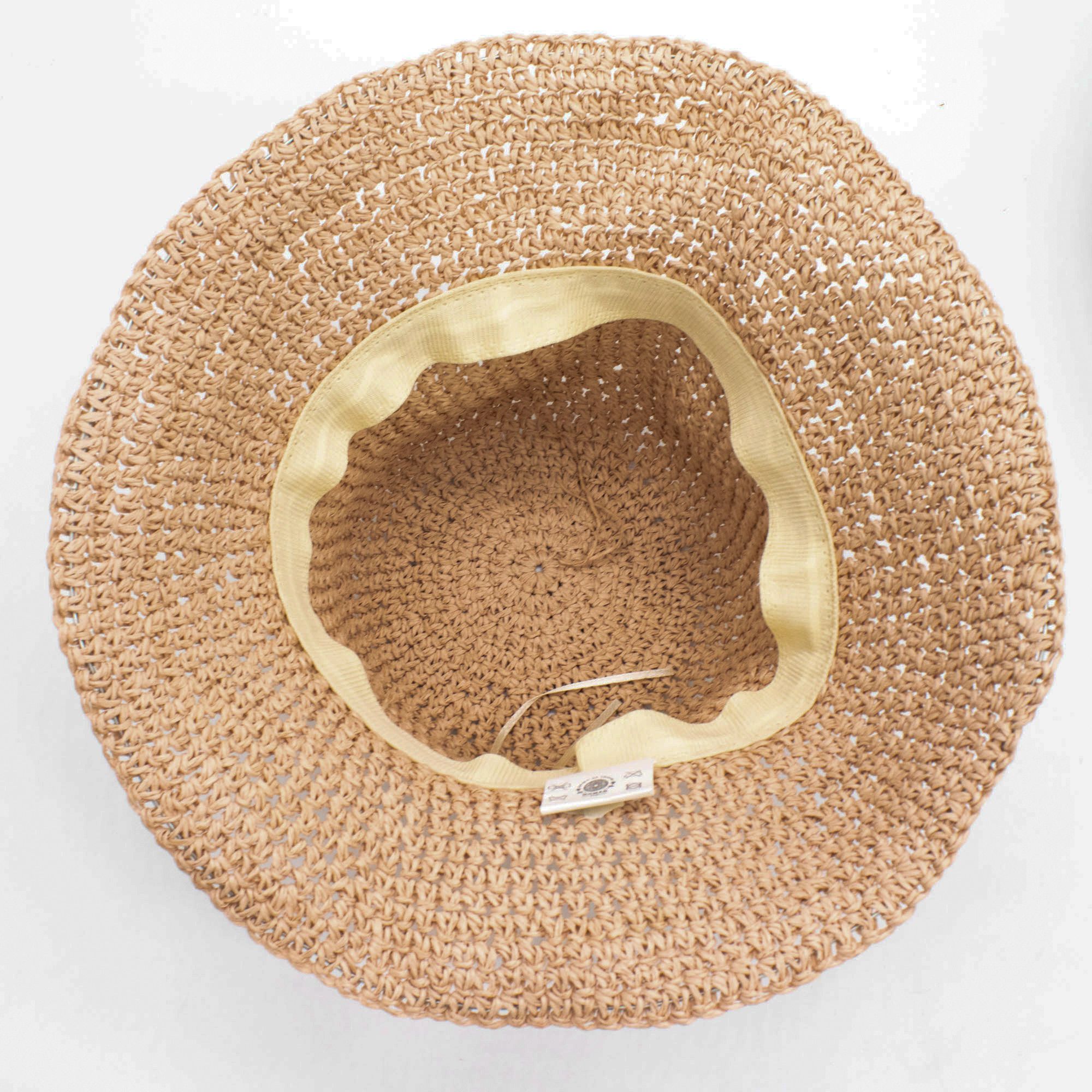 Nomad Sari Floppy Straw Sun Hat - Rose Blush - Image 7