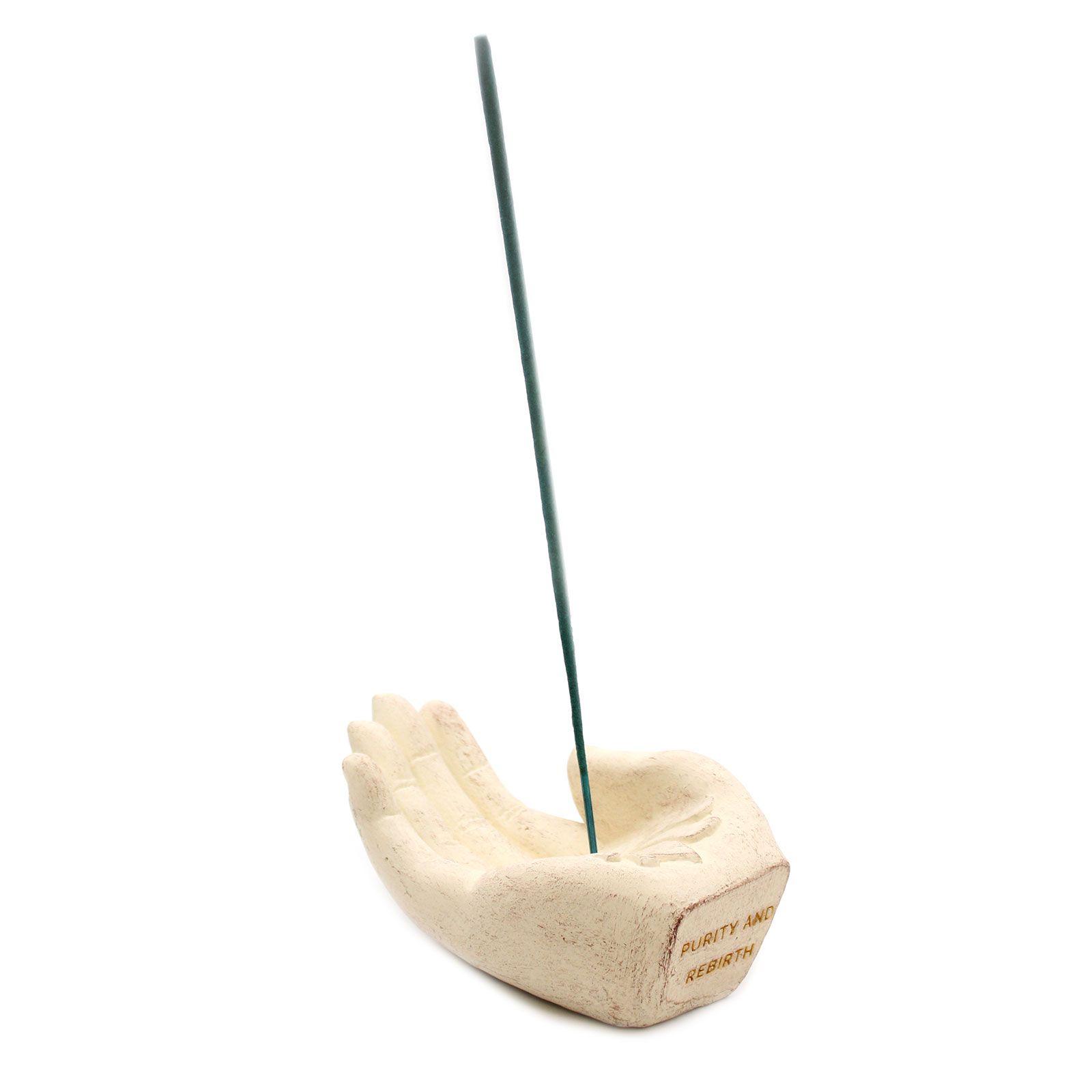 Hand Incense Burner - Lotus (white) - Image 3