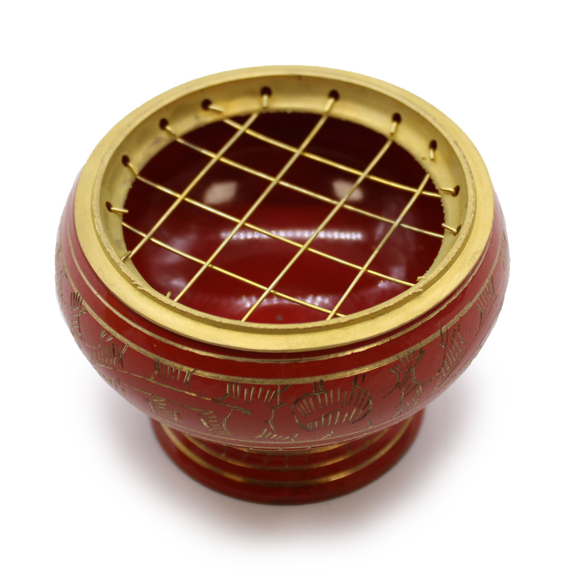 Chakra Tall Charcoal Incense Jar - Sacral - Image 3