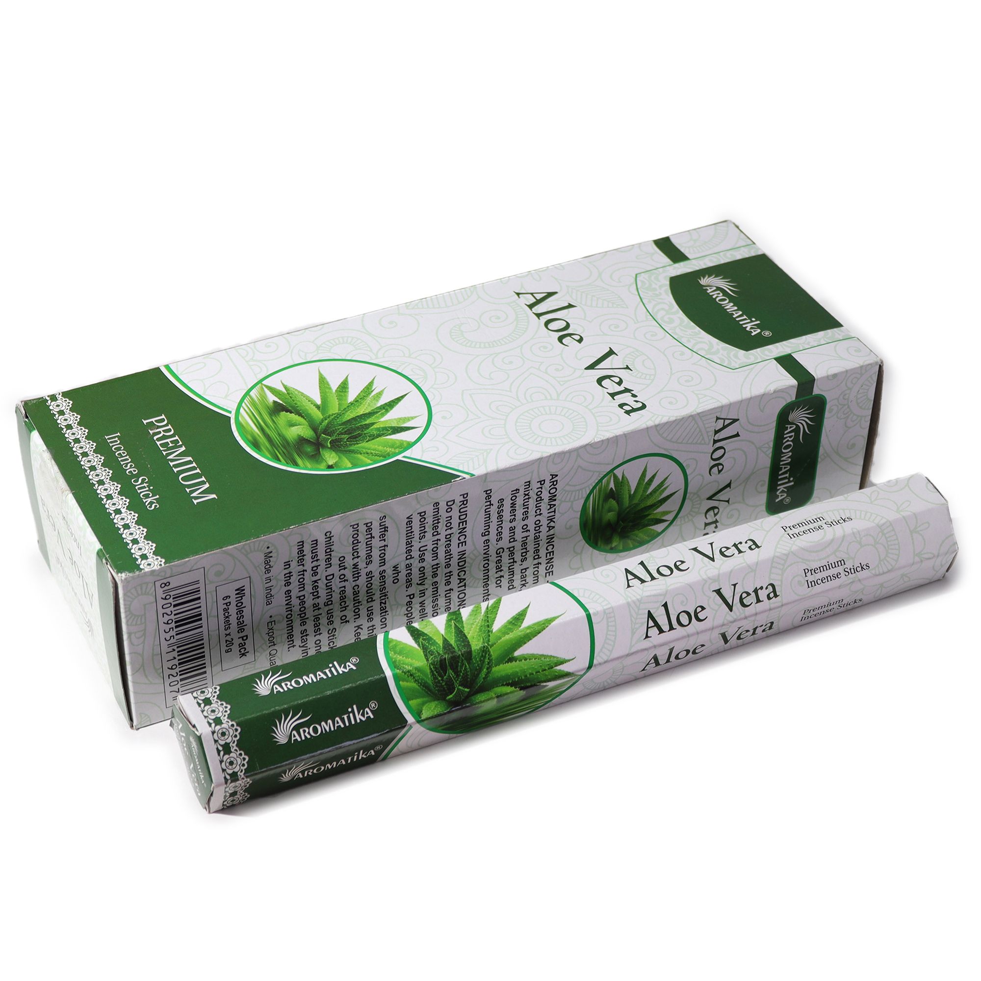 Aromatika Charcoal Free Hex Incense - Aloe Vera - Image 2